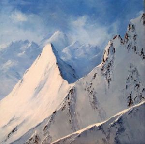 Voir le détail de cette oeuvre: massif mt blanc